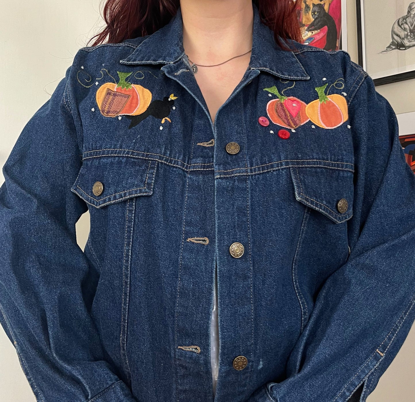 Pumpkin Patch 90s Denim Jacket L