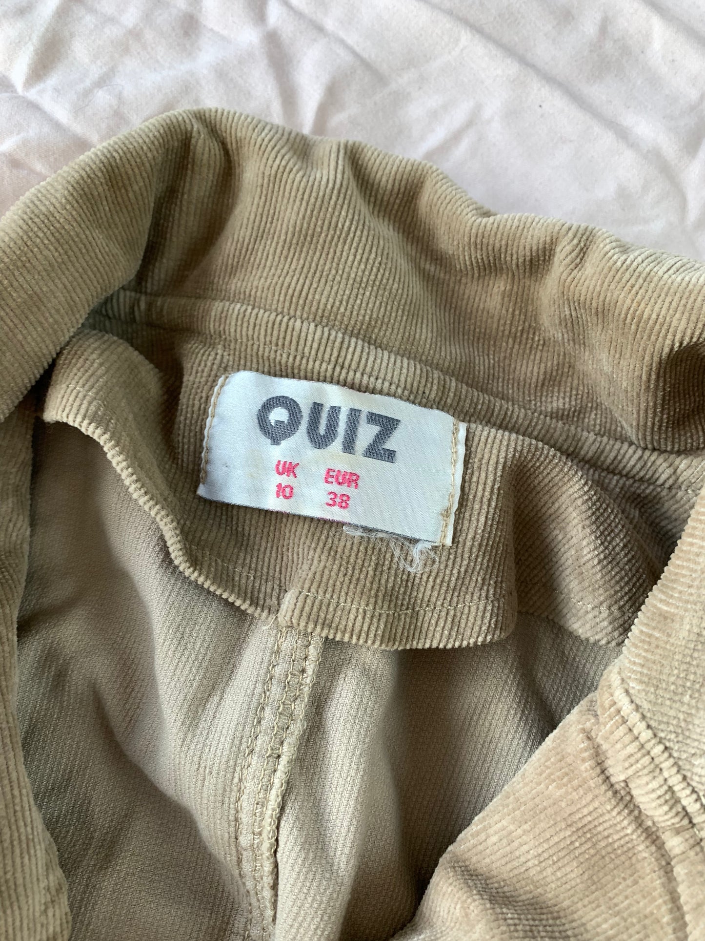 Lexie 90s/Y2K Corduroy Jacket UK 8/10