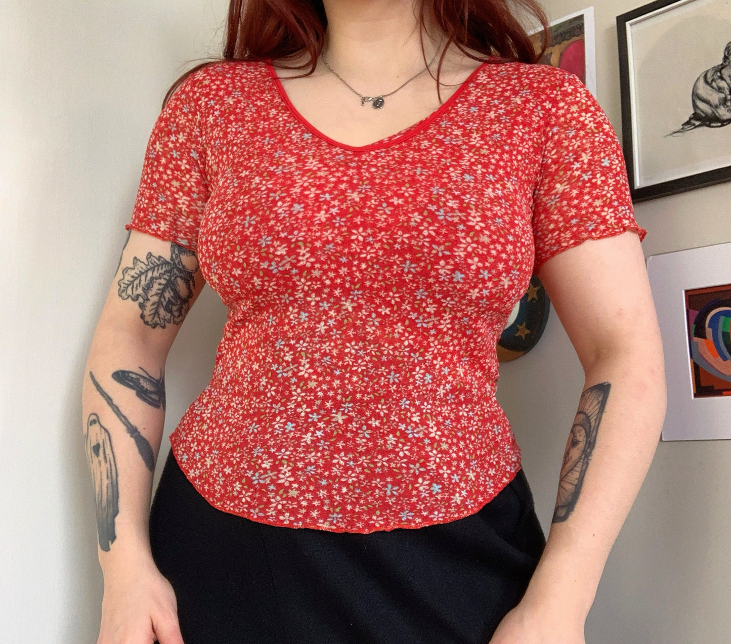 Bella 00s Mesh Top UK 6-10