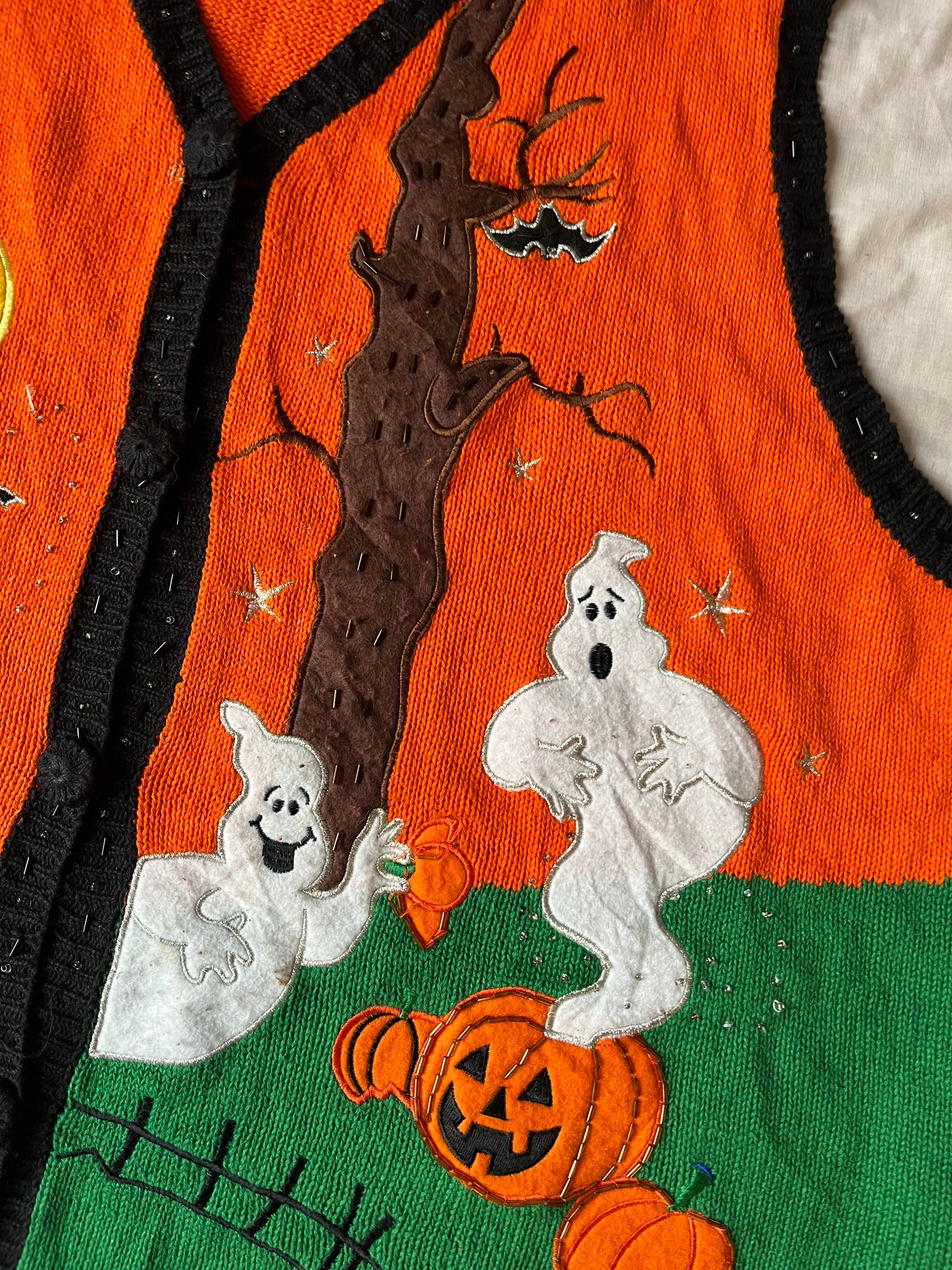 Sleepy Hollow 1990s Halloween Sweater Vest 2X