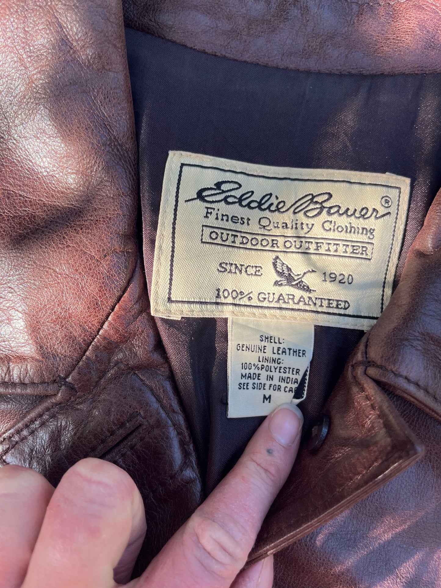 Edith Leather Jacket UK 14