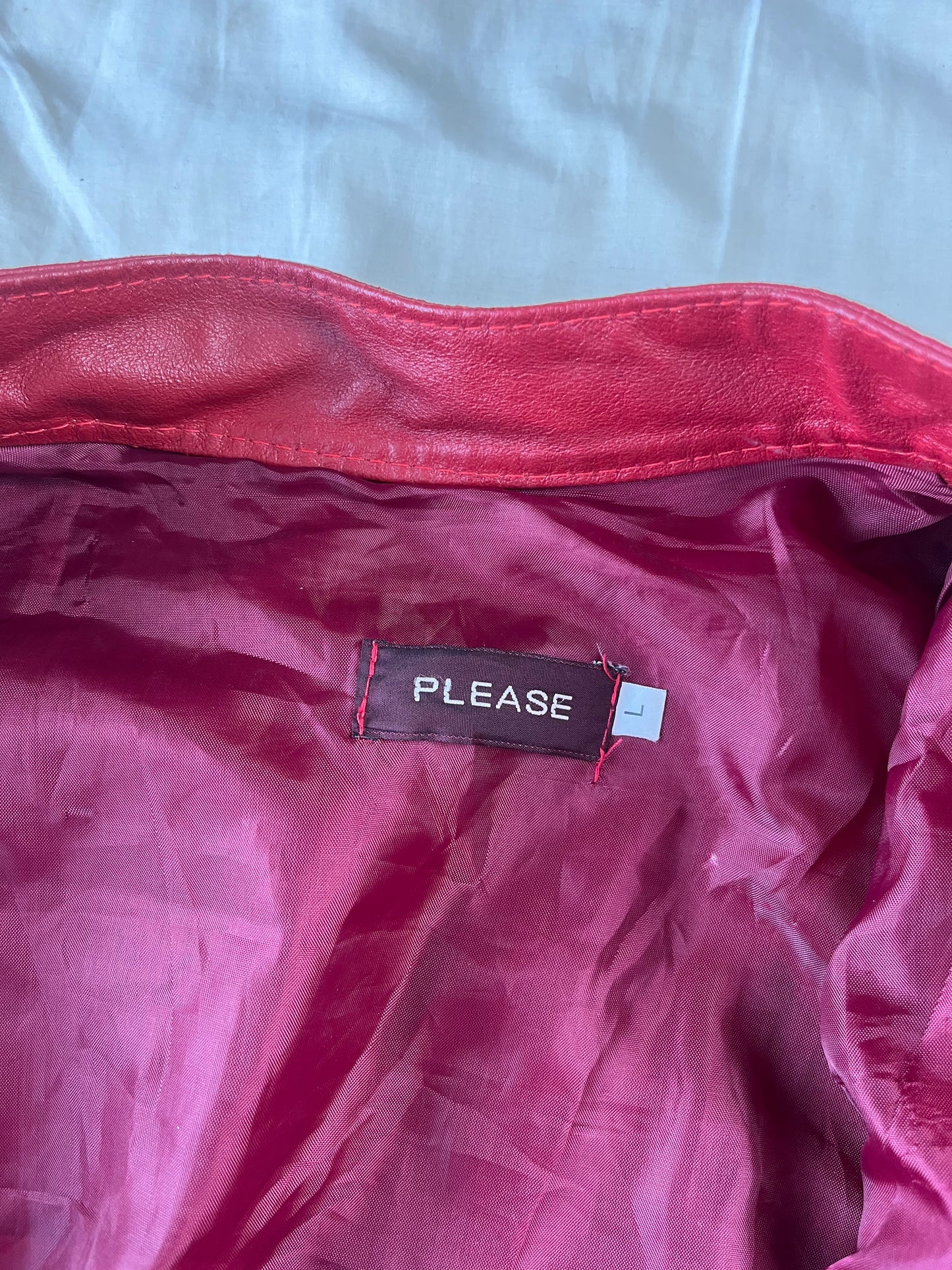 Daisy Leather Jacket UK 10