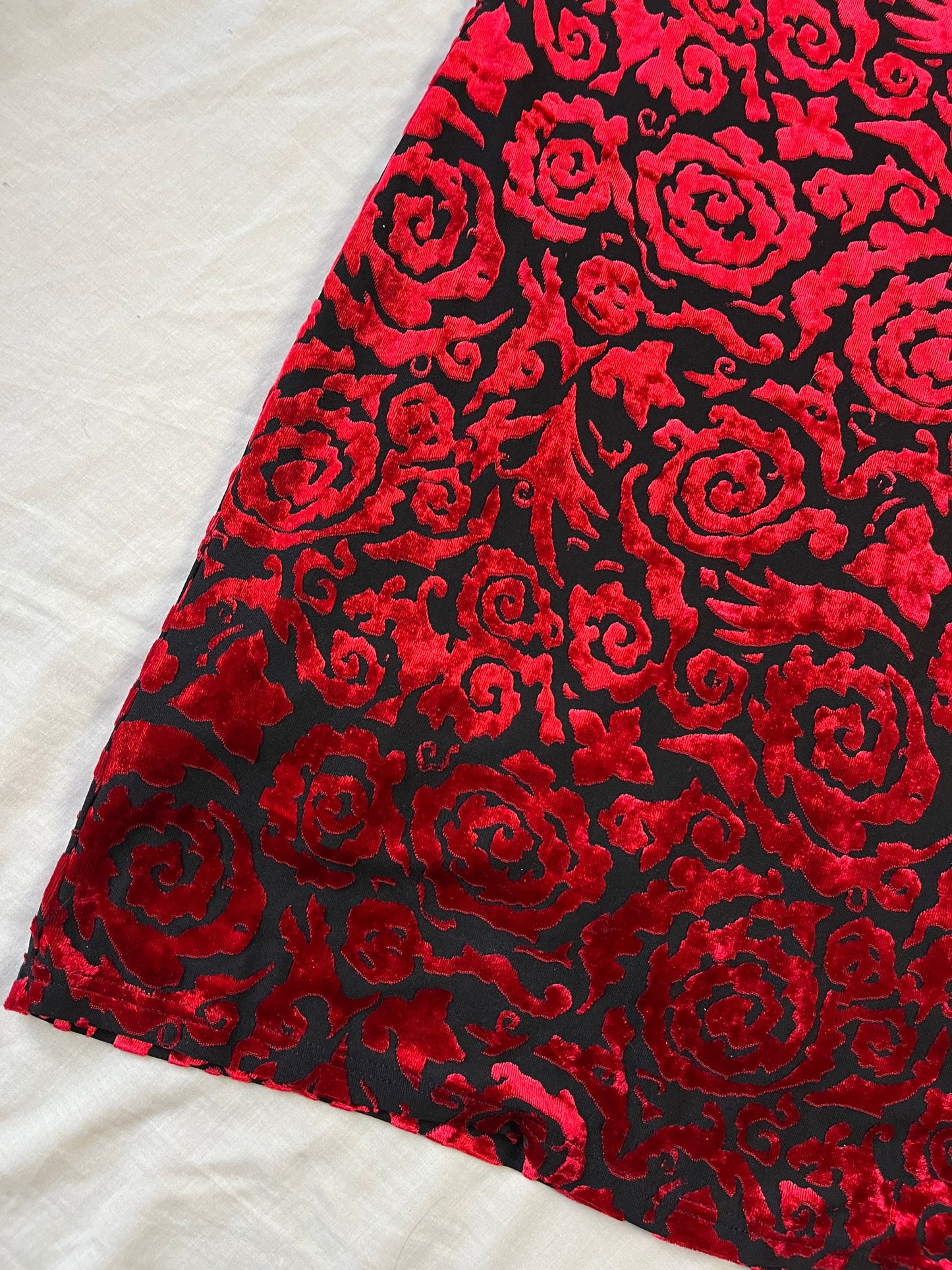Burnout Velvet Dress UK 10