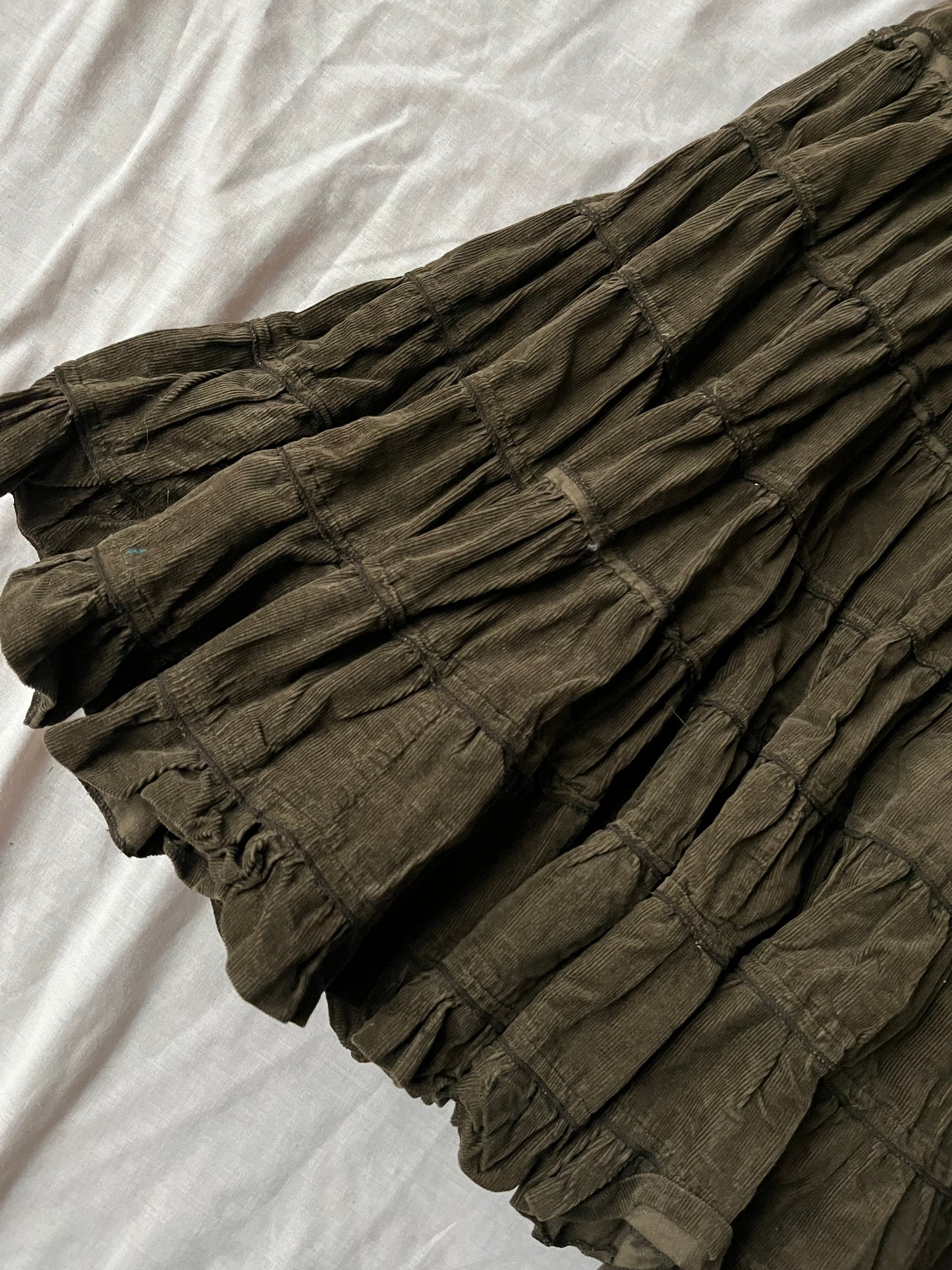 Brown Corduroy Fairy Skirt - UK 10