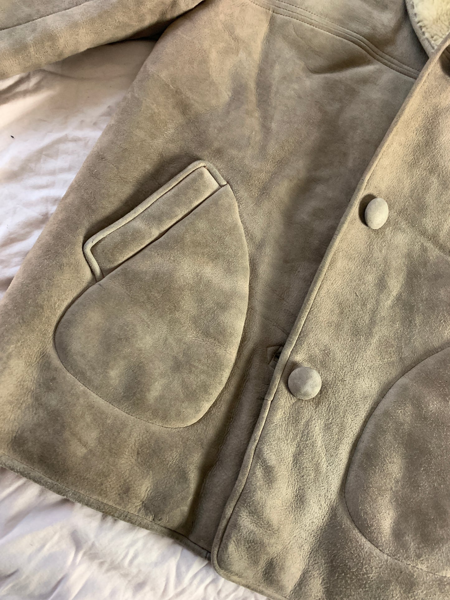 Leon 90s Shearling Coat UK 16-18/L