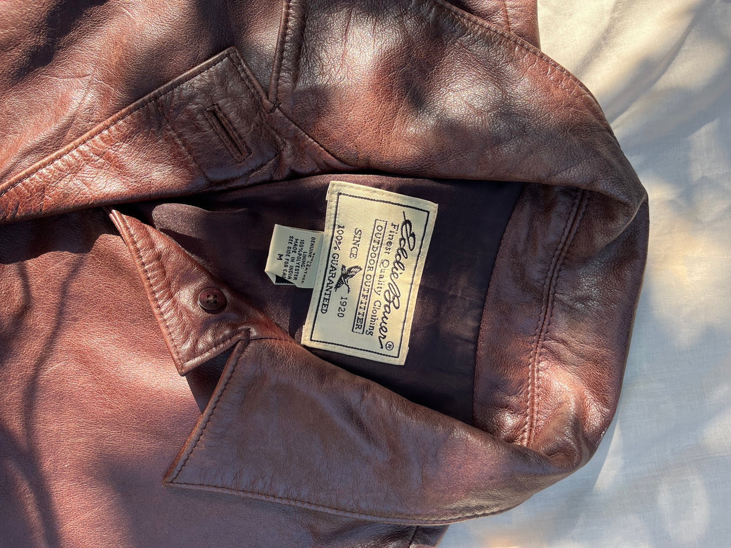 Edith Leather Jacket UK 14