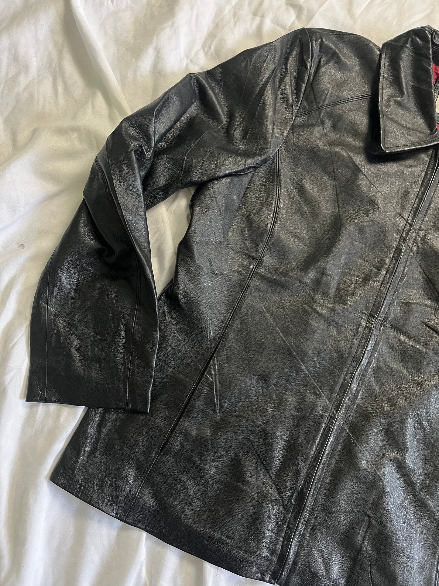 Nyx Leather Jacket UK 14-16/L