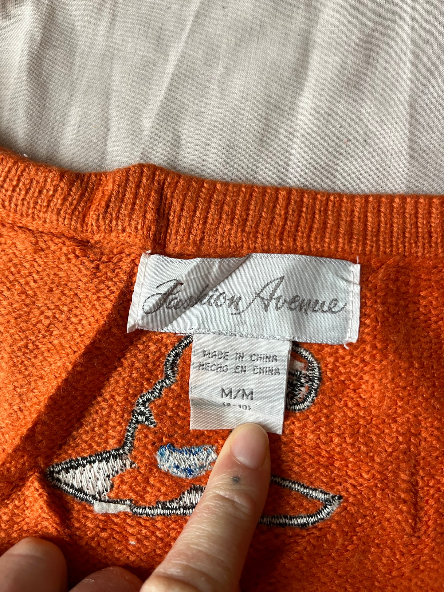 Toil and Trouble 2000s Halloween Sweater Vest M