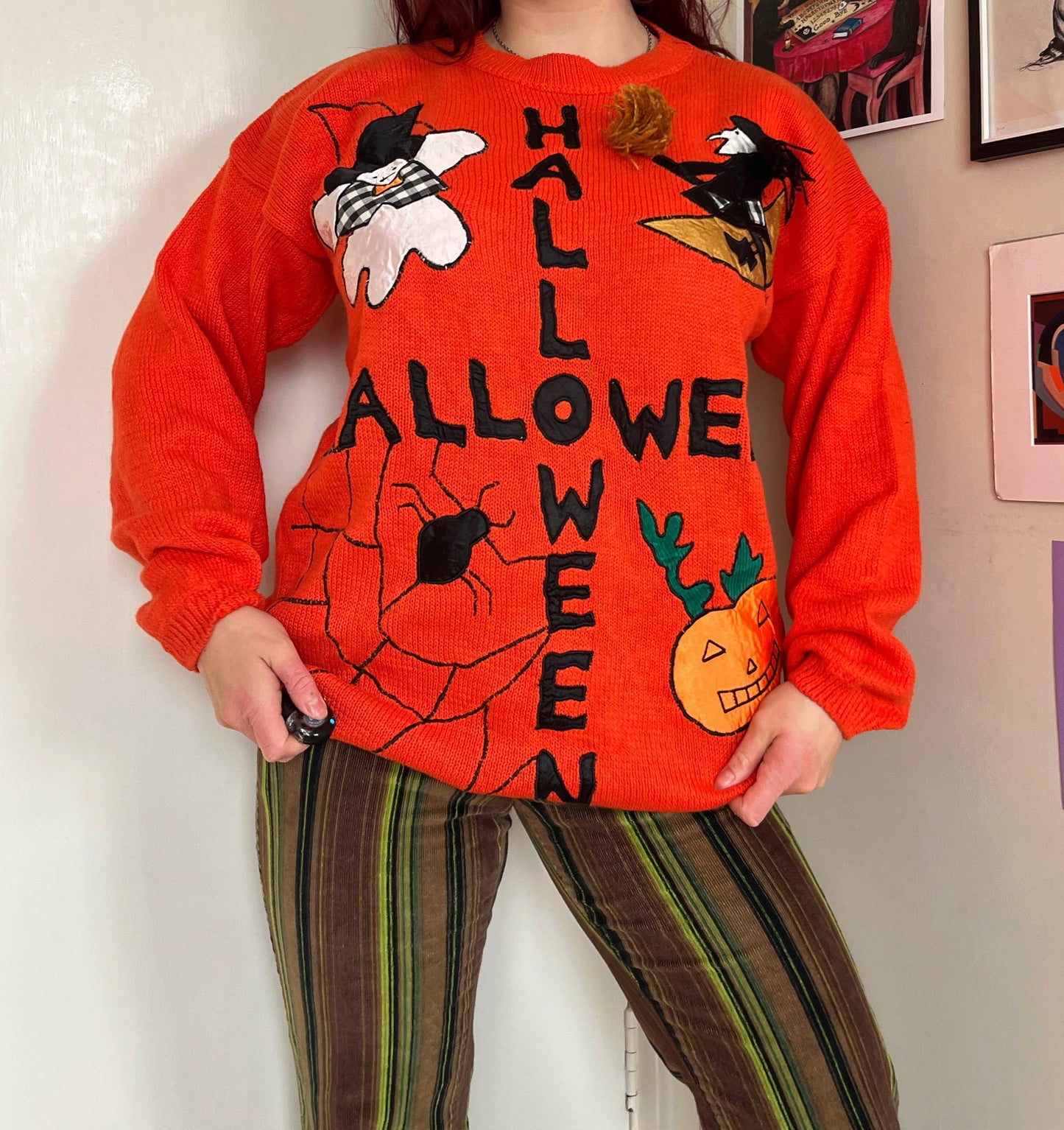 Witching Hour 1990s Halloween Jumper L