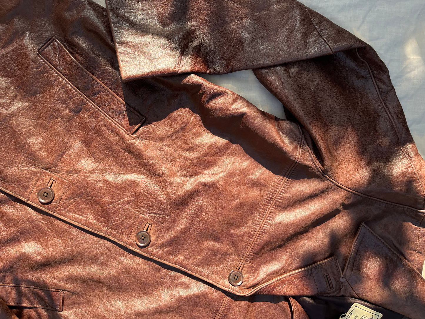 Edith Leather Jacket UK 14