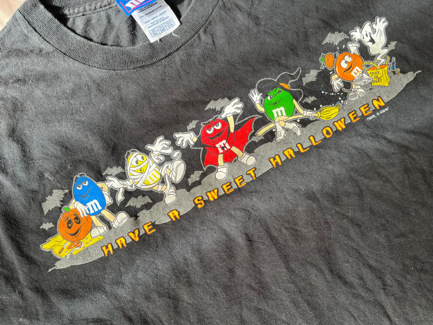1990s M&M Halloween T-Shirt 2XL