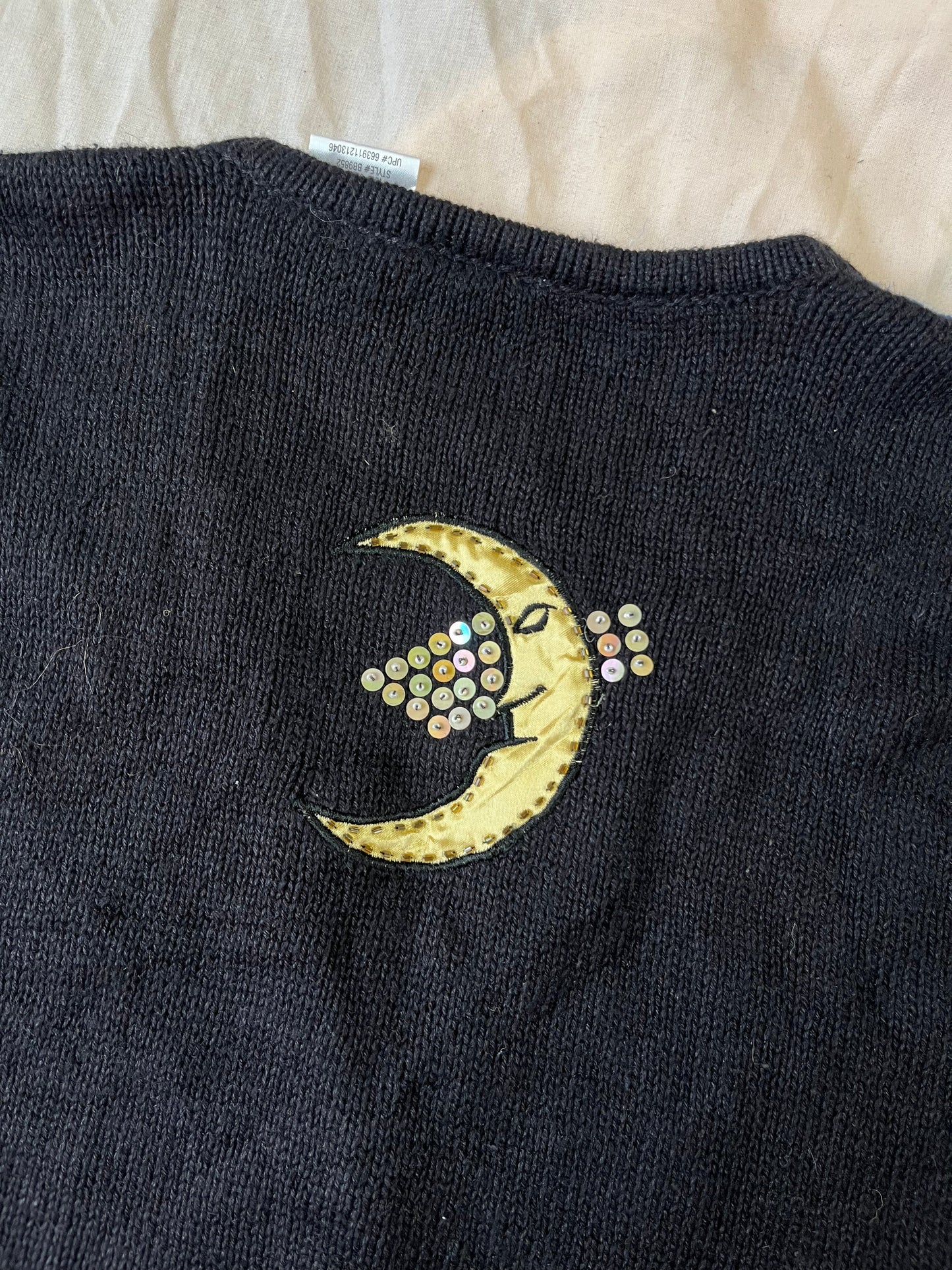Haunted Mansion 1990s Halloween Sweater Vest L/XL