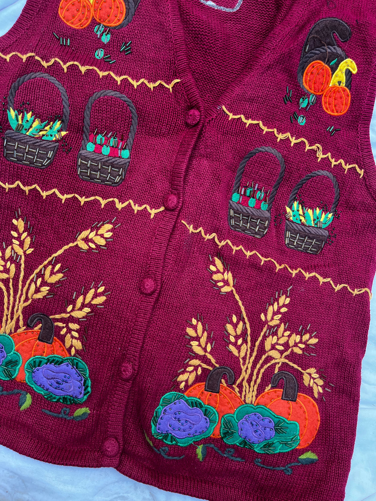 Happy Harvest Sweater Vest M