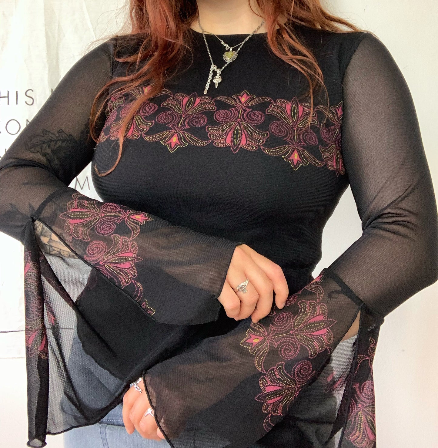 Alice Y2K Mesh Top UK 8/10/12