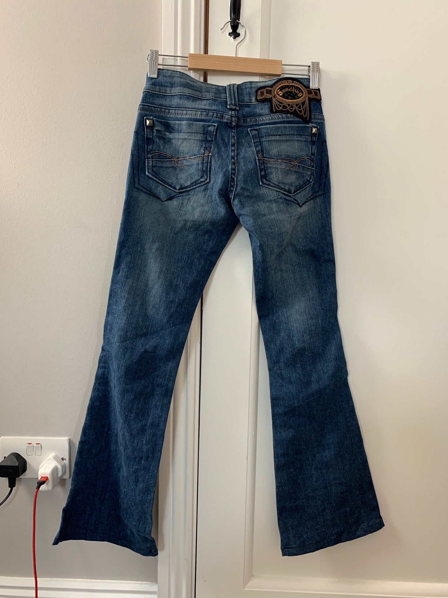Leah Y2K Flared Jeans UK 6