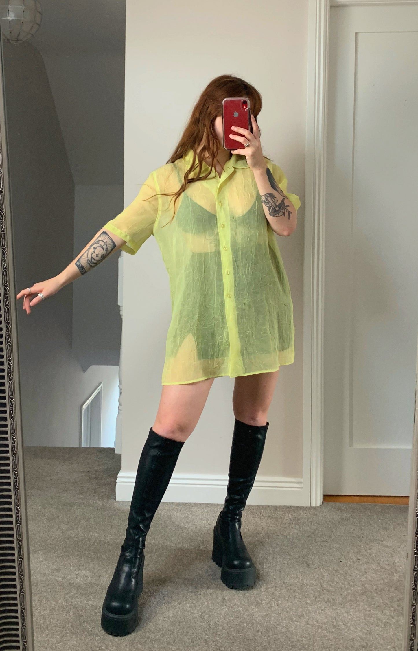 Aurelia 90s Chiffon/Mesh Top UK 6-16
