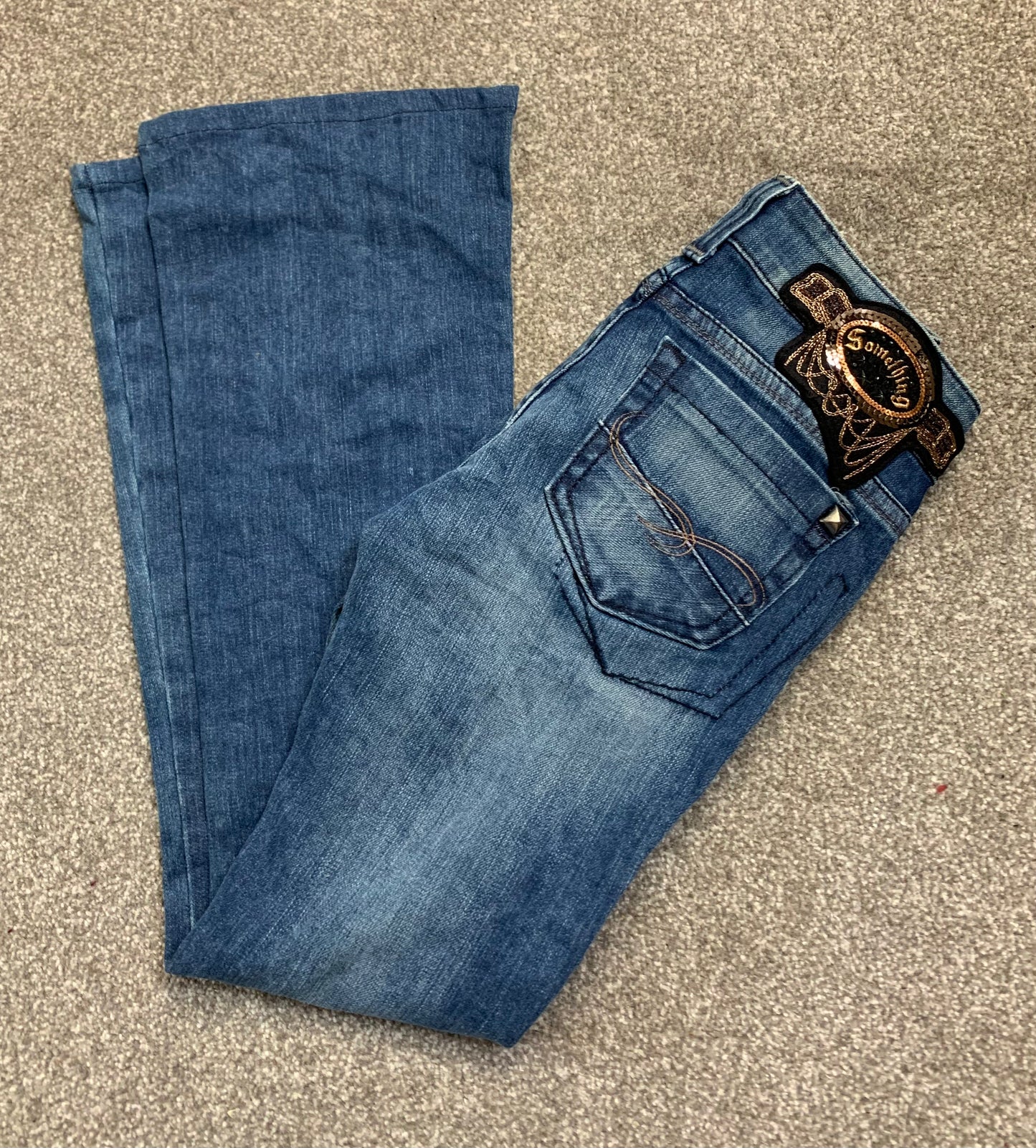 Leah Y2K Flared Jeans UK 6
