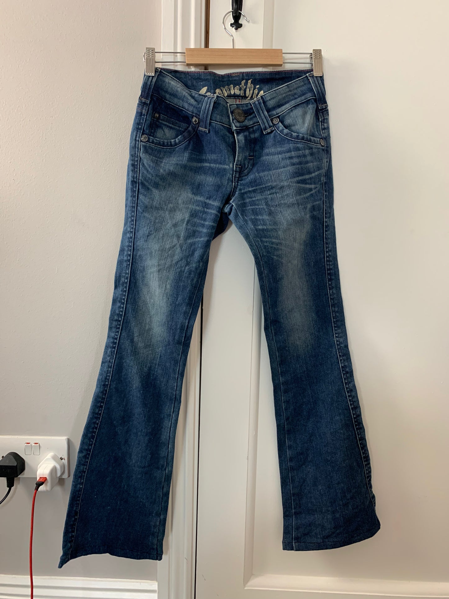 Leah Y2K Flared Jeans UK 6