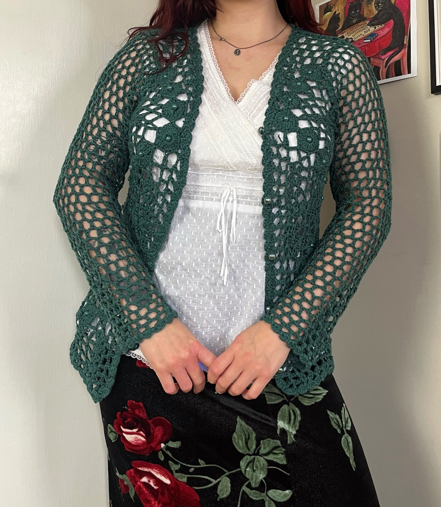 Sage 90s Cardigan UK 6-12