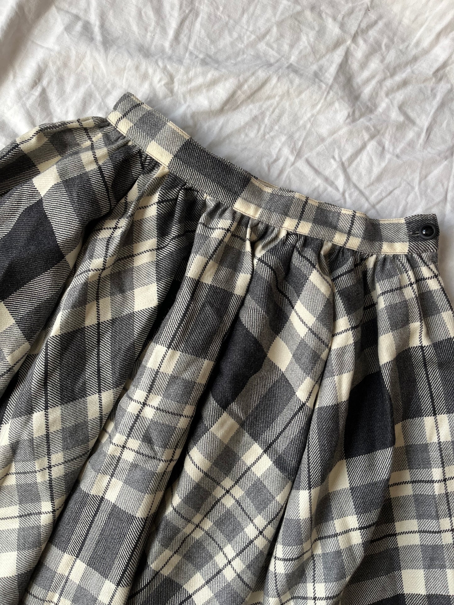 Tartan Maxi Skirt UK 6