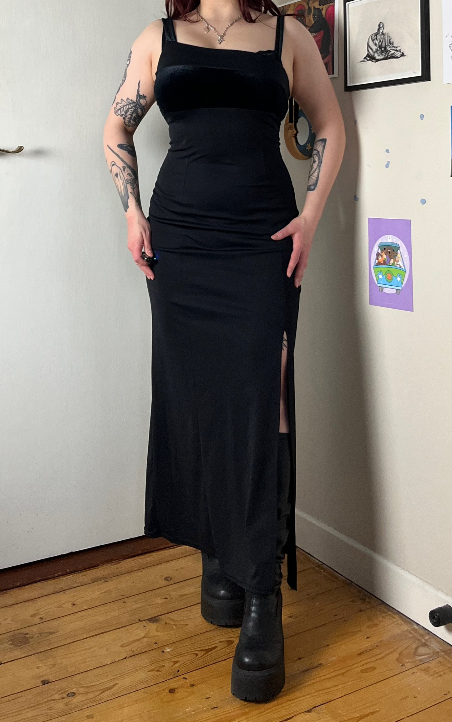 Black Dress UK 8