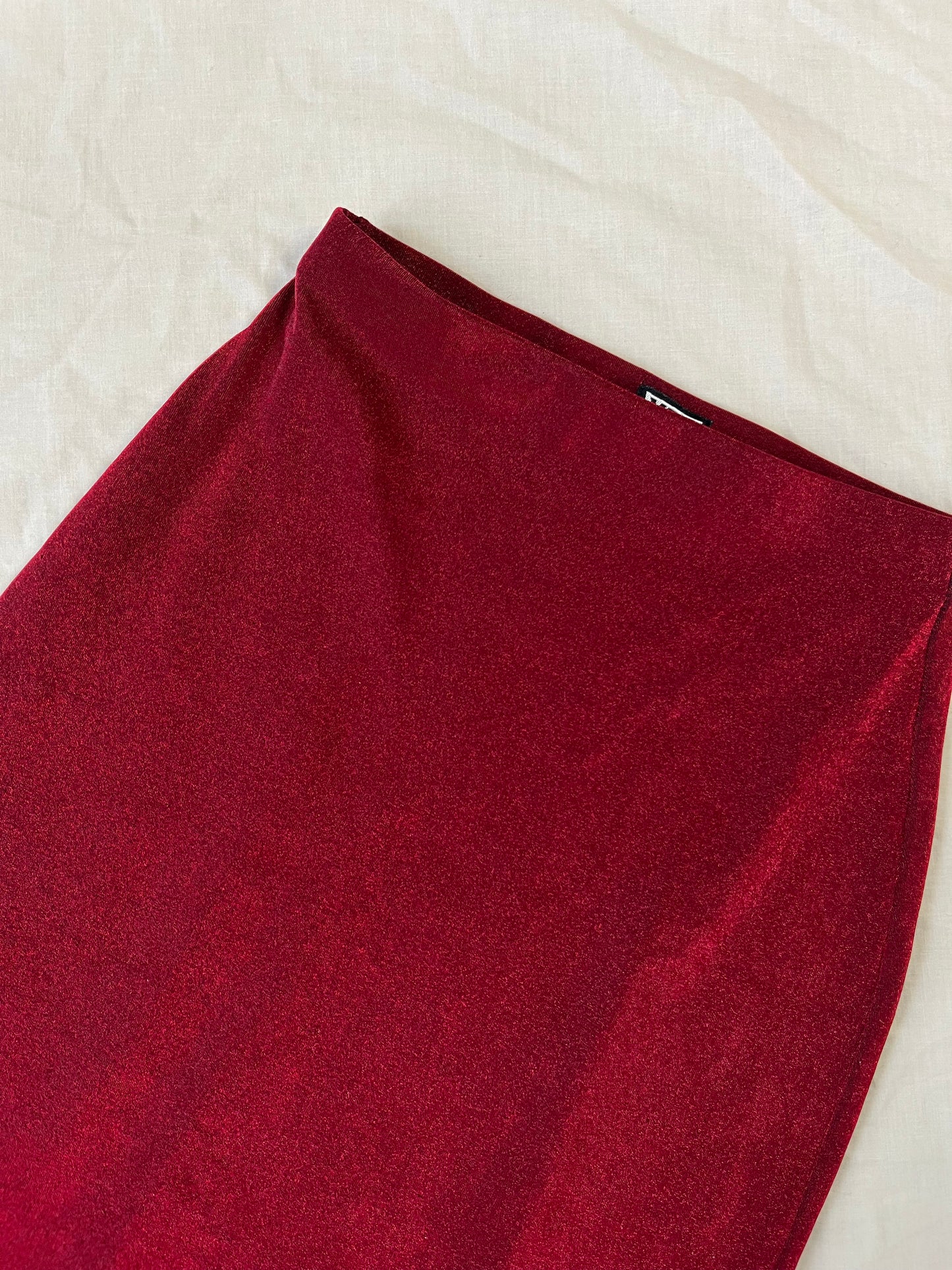 Red Maxi Skirt UK 8-10