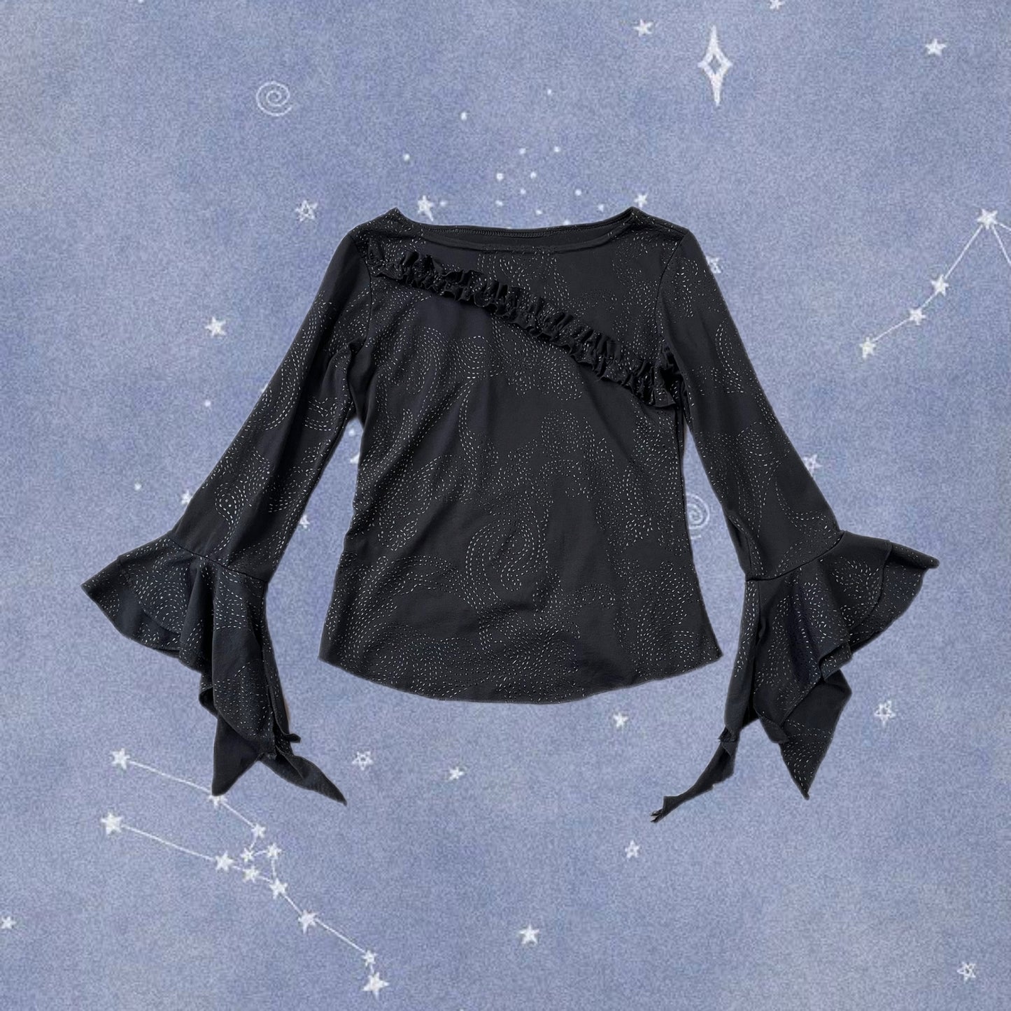 Flared Sleeve Top UK 10