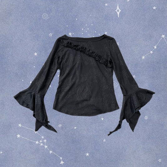 Flared Sleeve Top UK 10