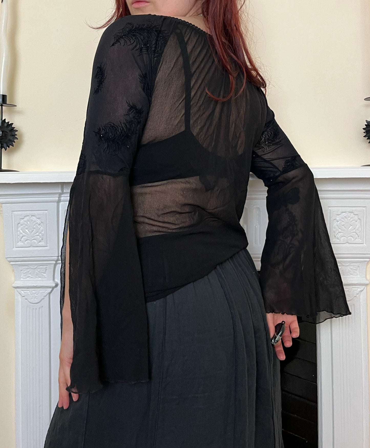 2000s Witchy Top UK 10