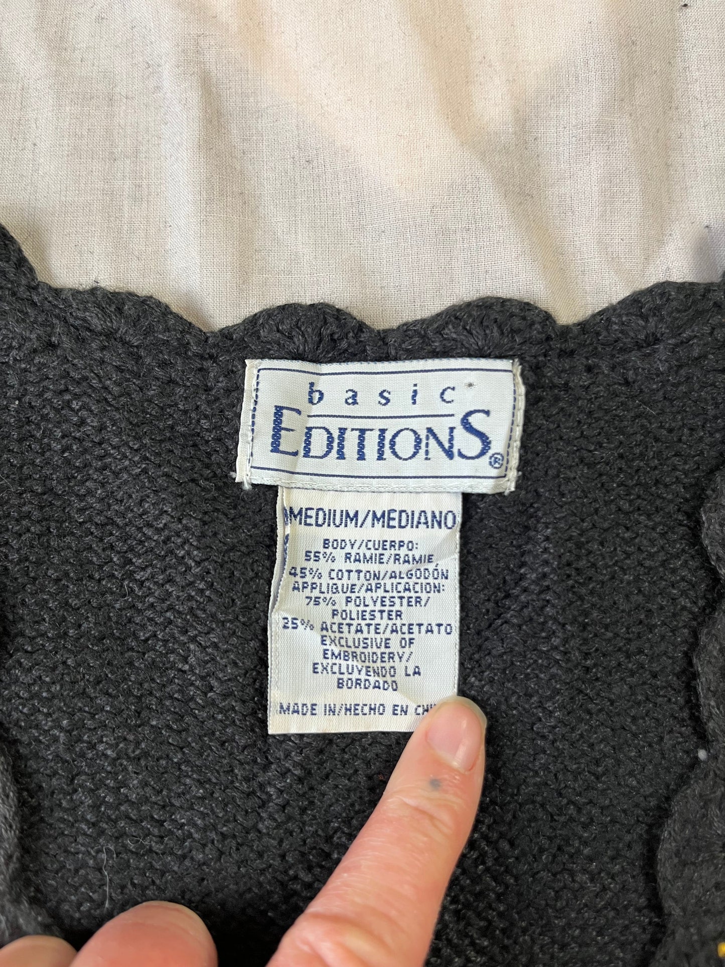 Banshee 1990s Halloween Sweater Vest M