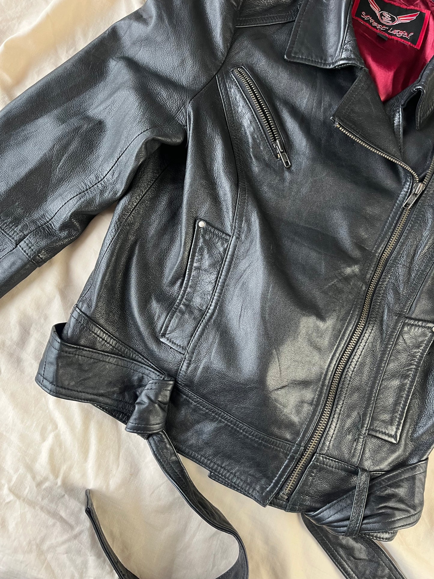 Cornelia Leather Jacket UK 12-14