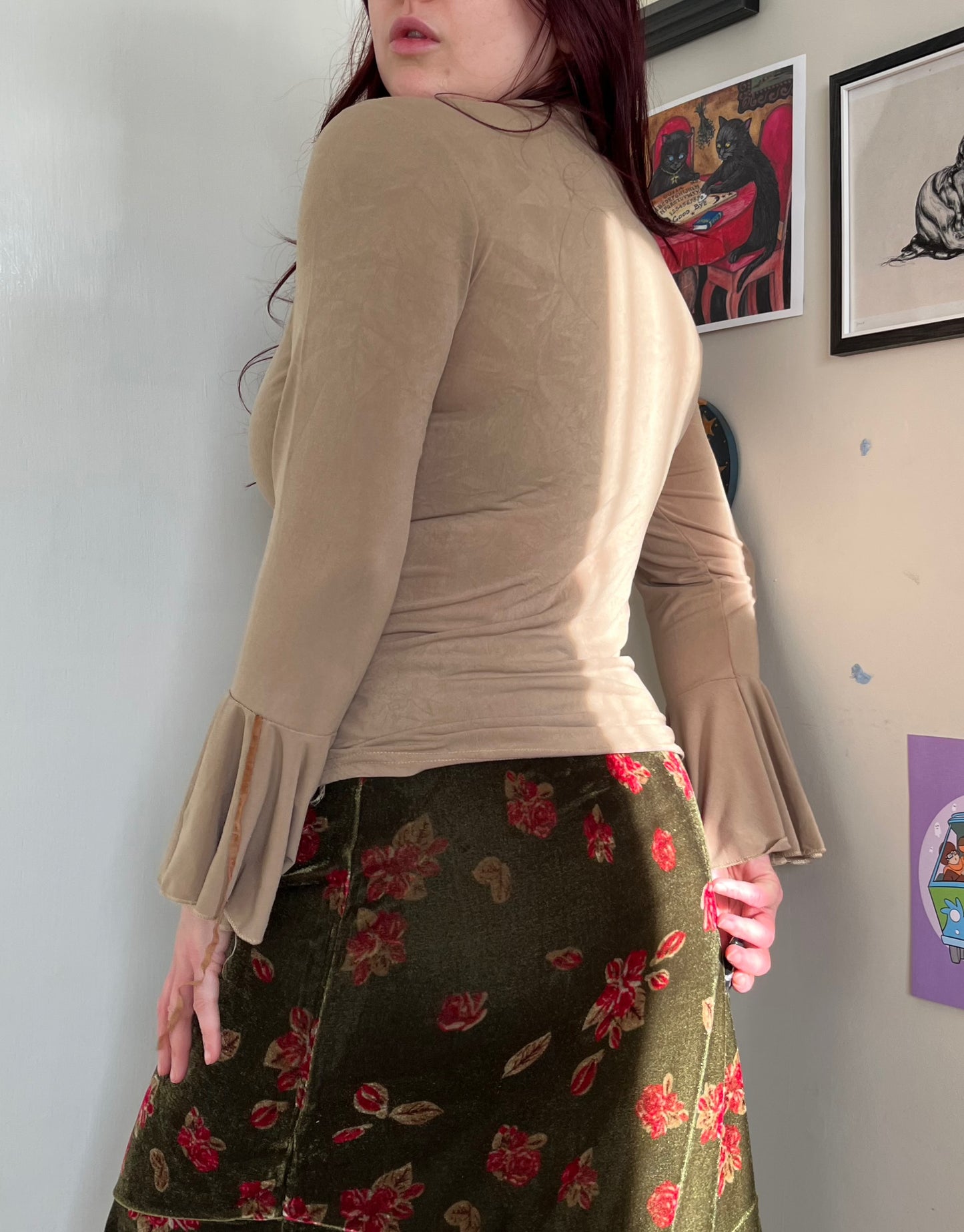 Flared Sleeve Top - UK 12