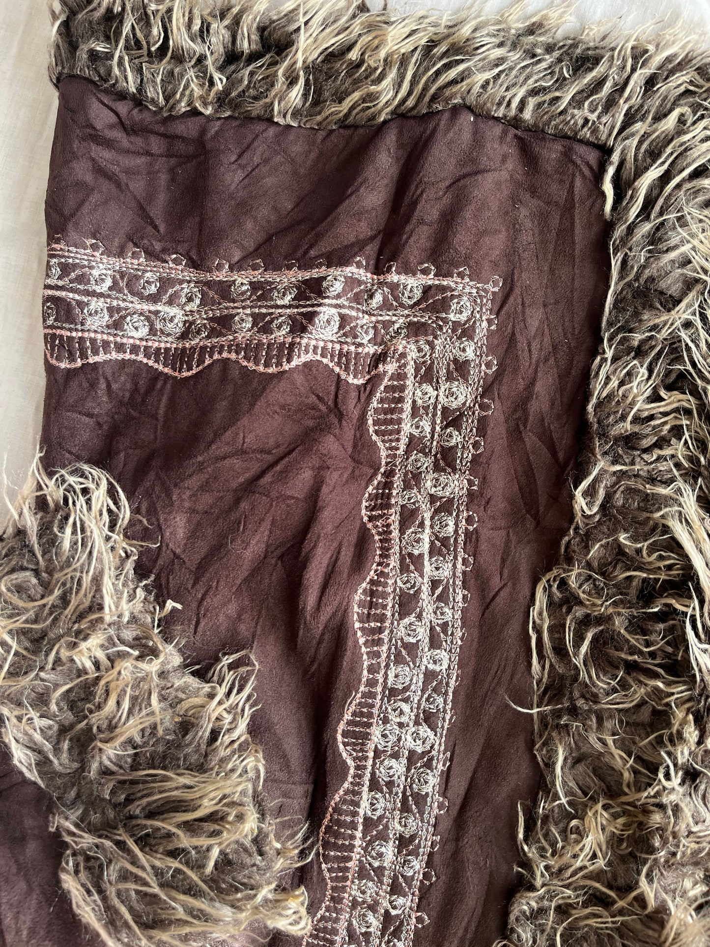 Brown Afghan Coat - Size L
