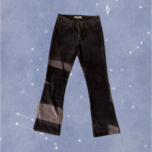 Grey Levi's Corduroy Pants UK 10