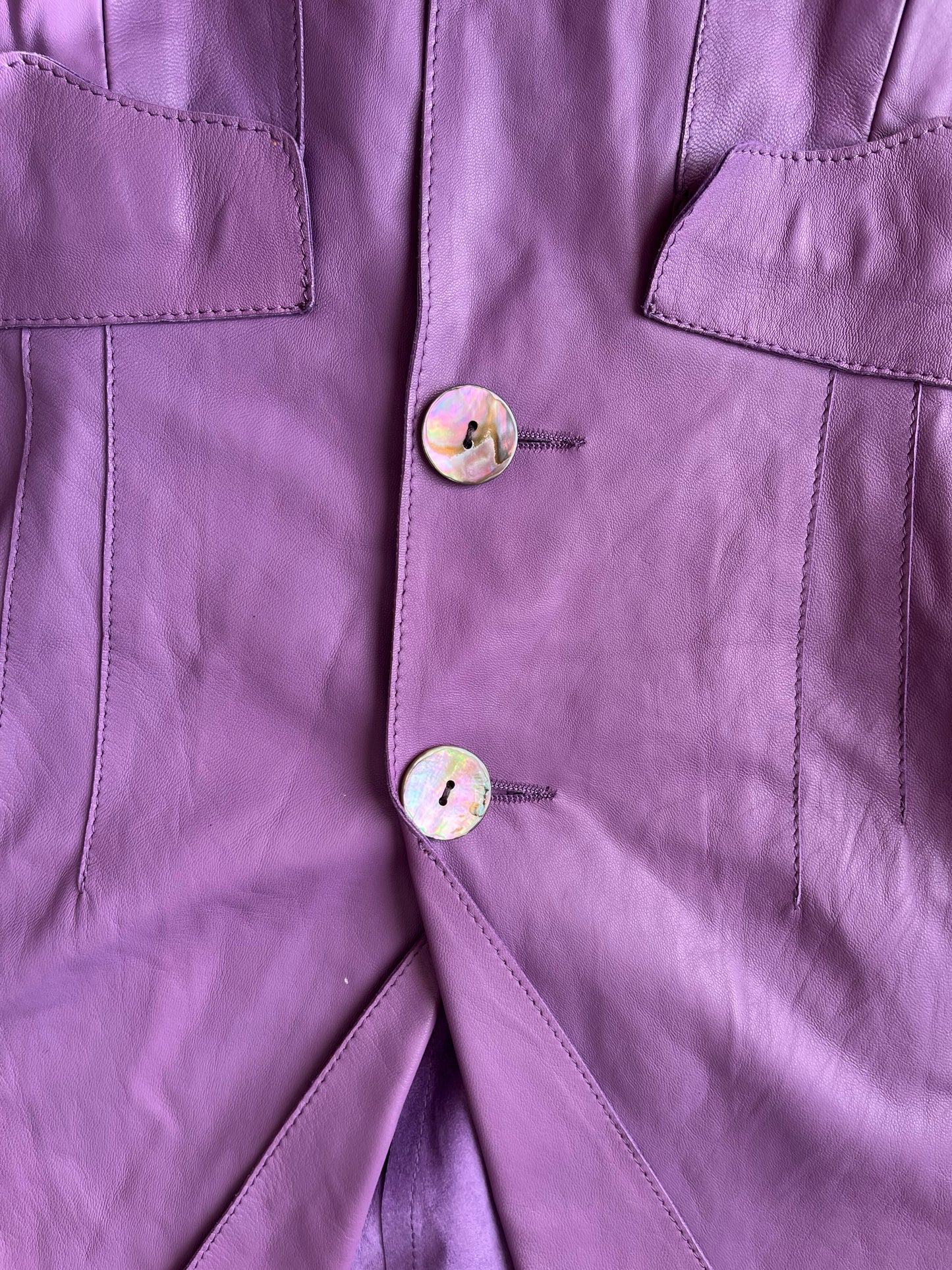 Daphne Leather Jacket UK 10