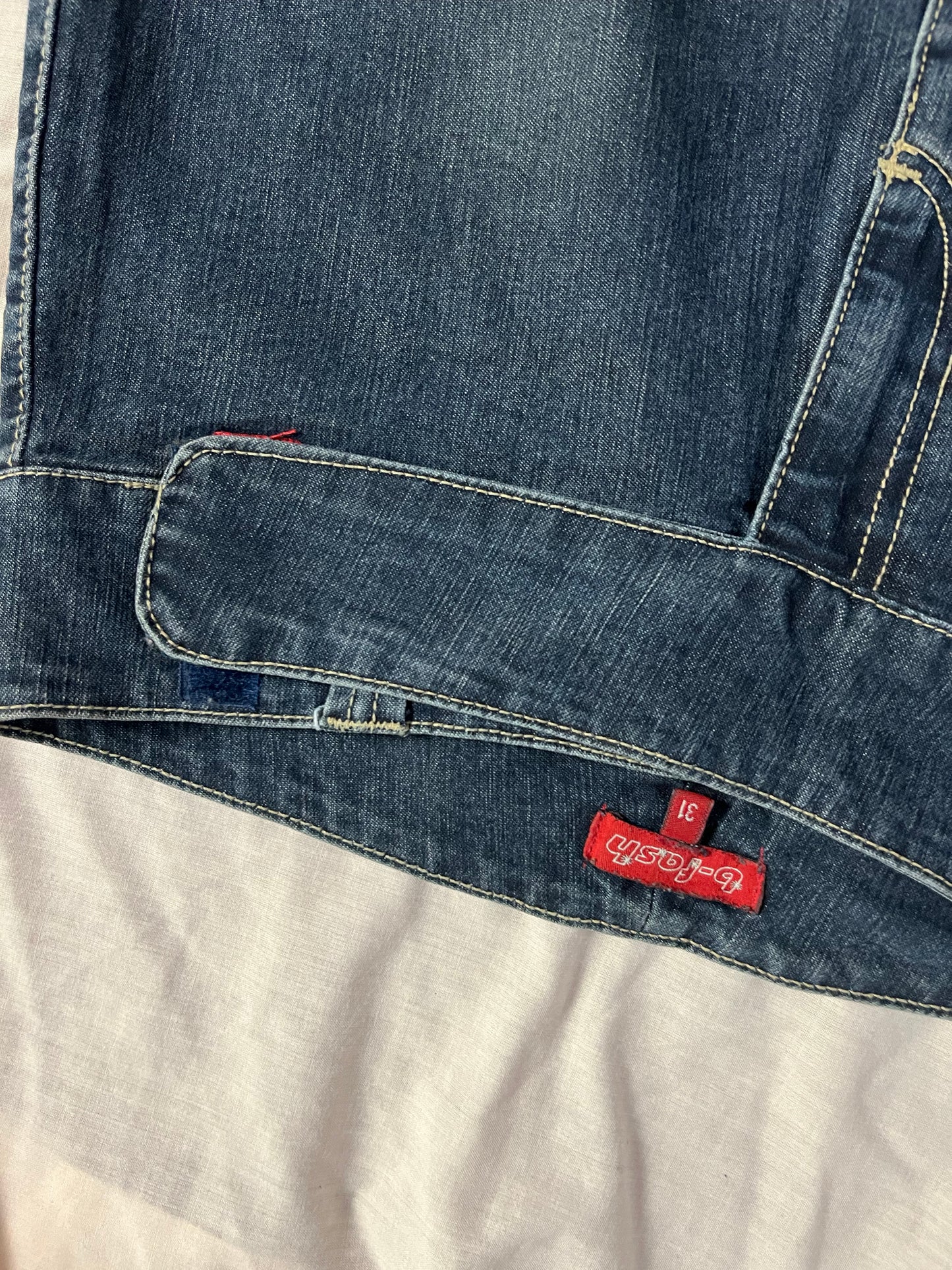 Flared Jeans With A Belt - UK 8-10