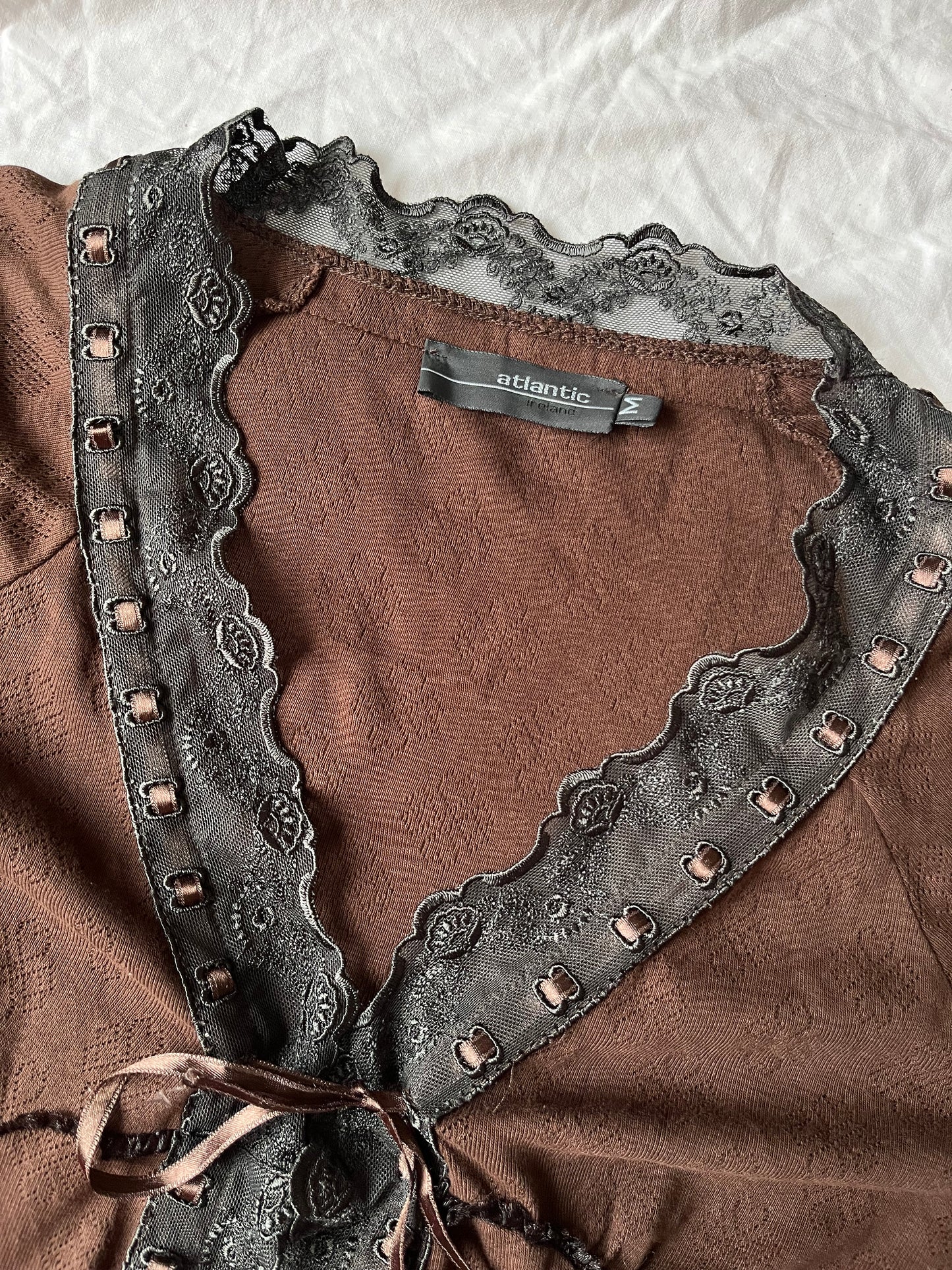 Babydoll Tie-Front Top UK 10