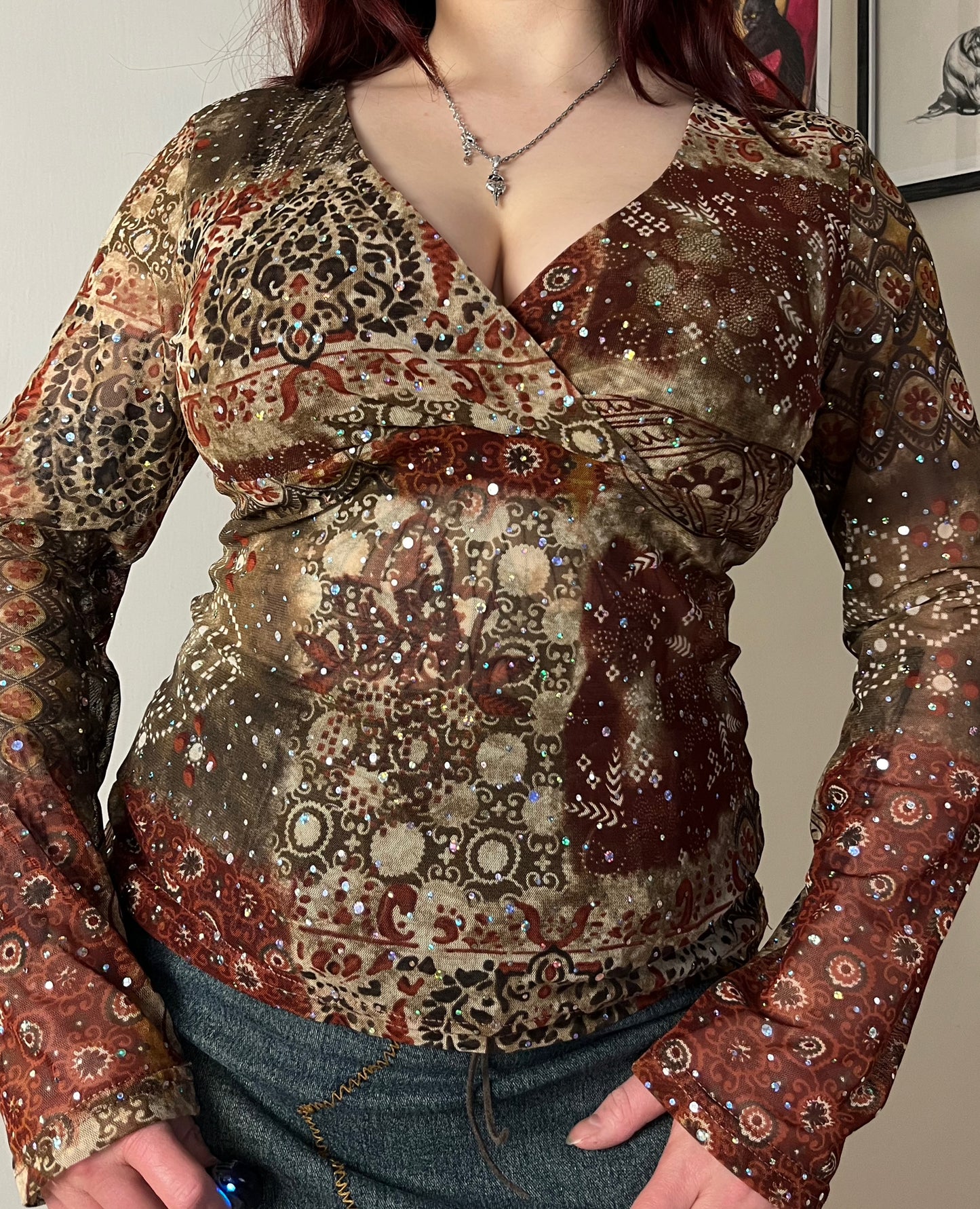 Sequined Top UK 10