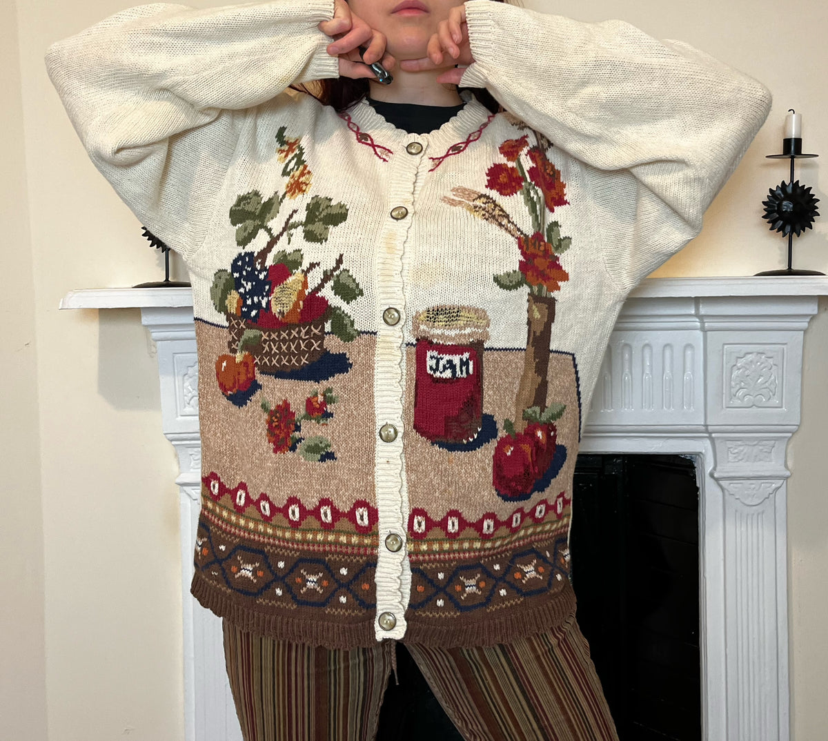 Autumn Scene Cardigan L