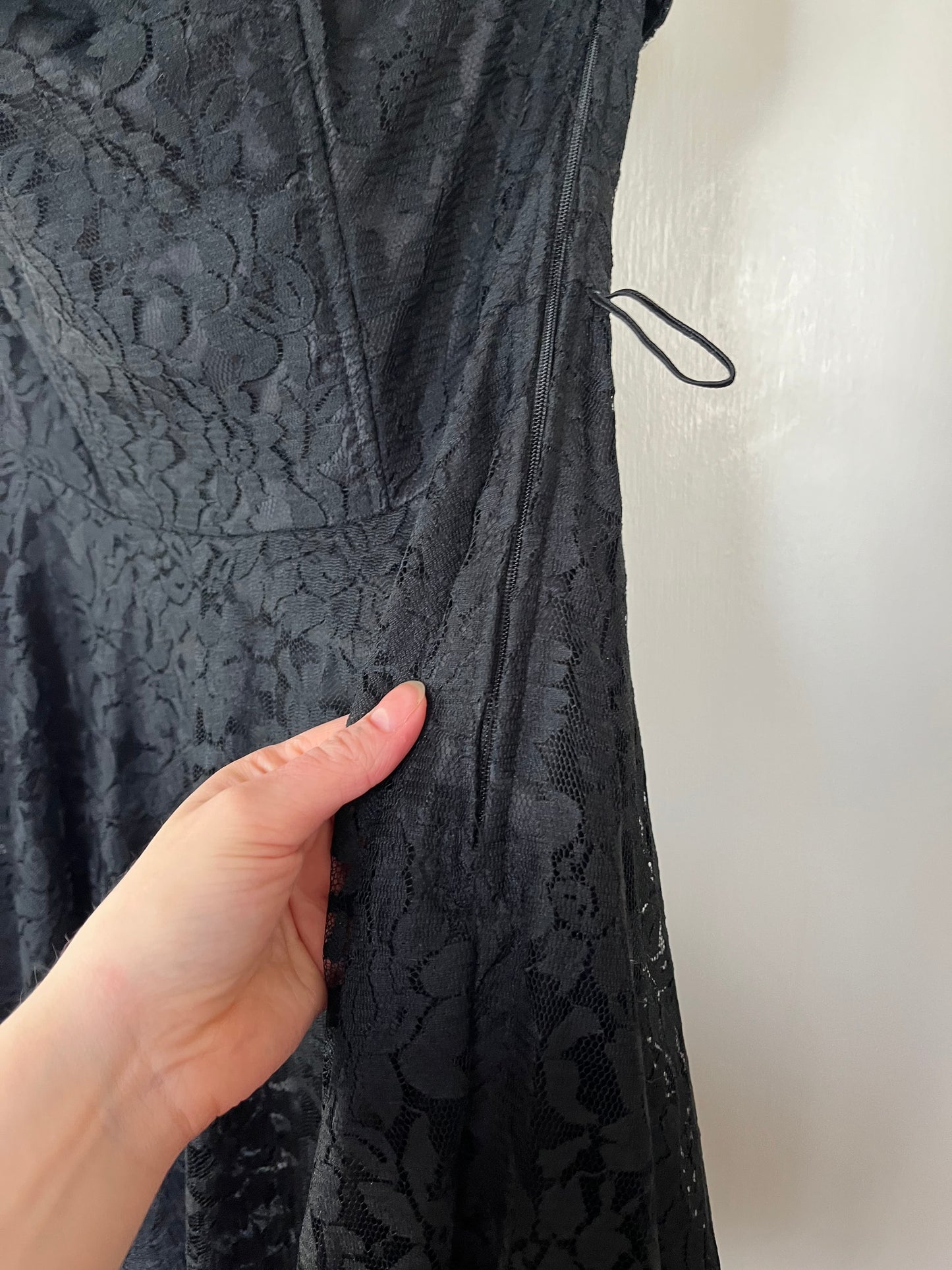 Black Lace Dress UK 8