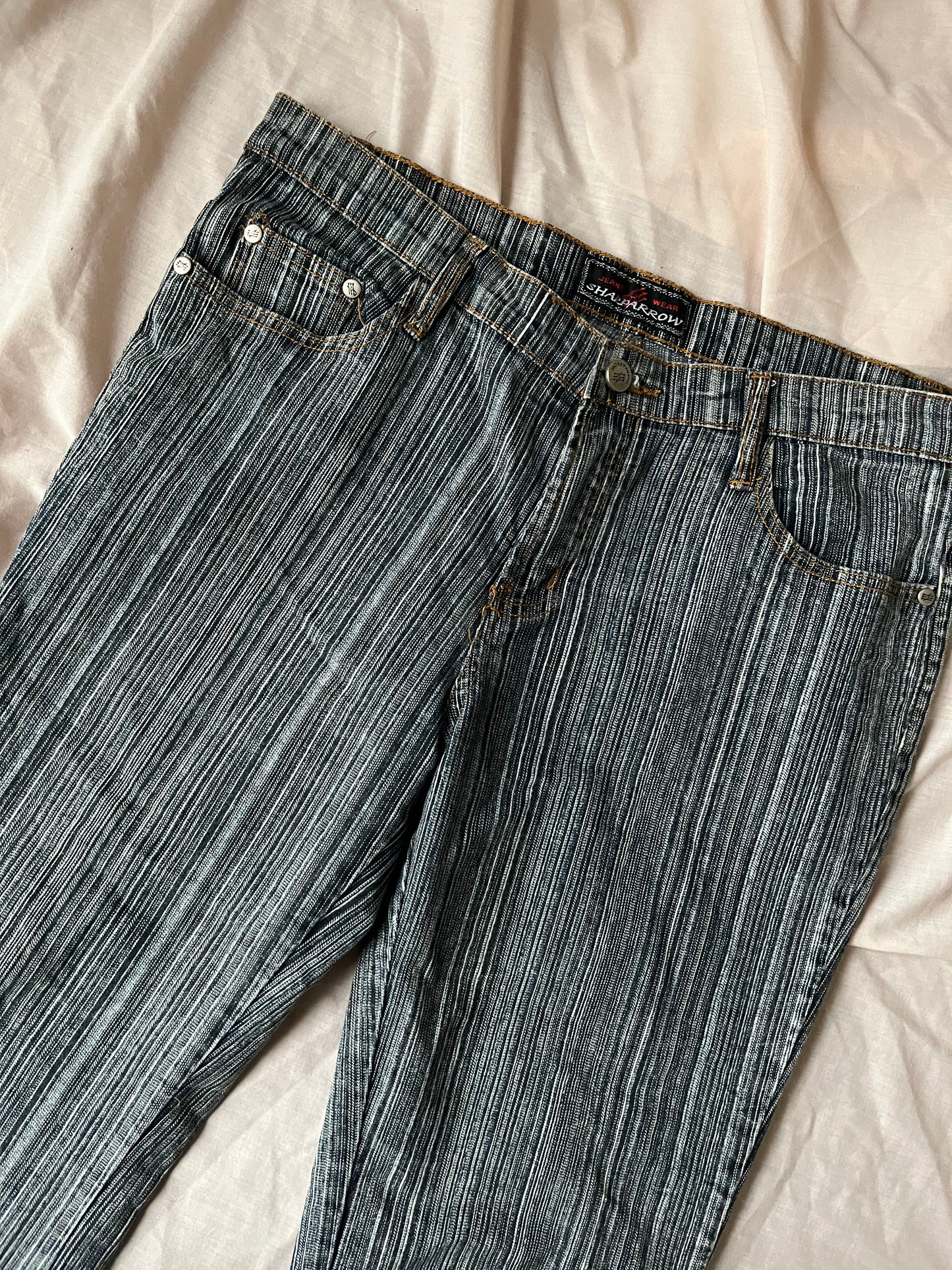 Striped Jeans - UK 12