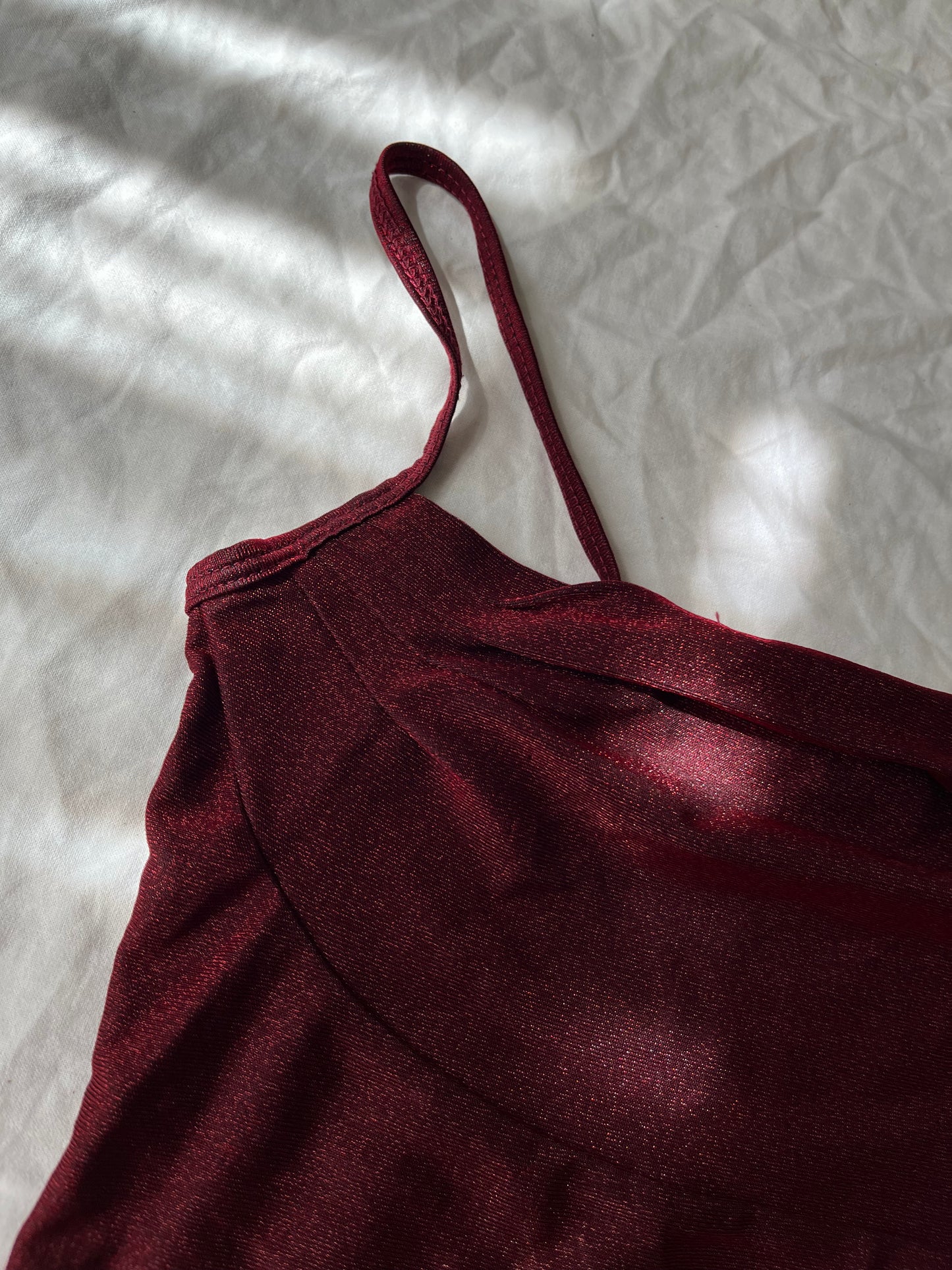 Red New Look Cami Top UK 6-10