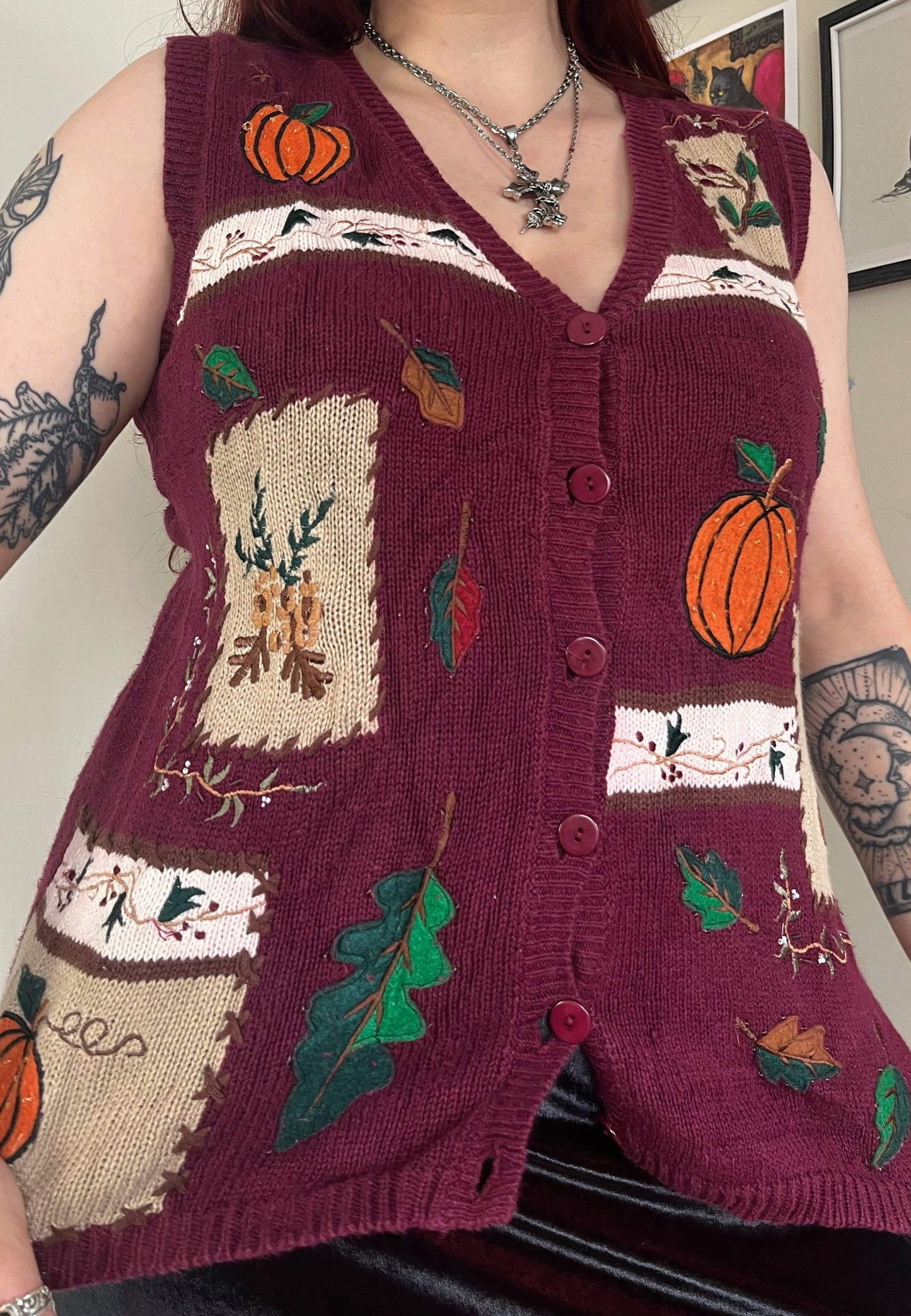 Acorn Sweater Vest UK 6-12