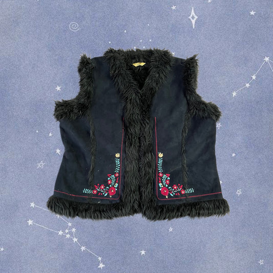 Sleeveless Afghan Coat XXL