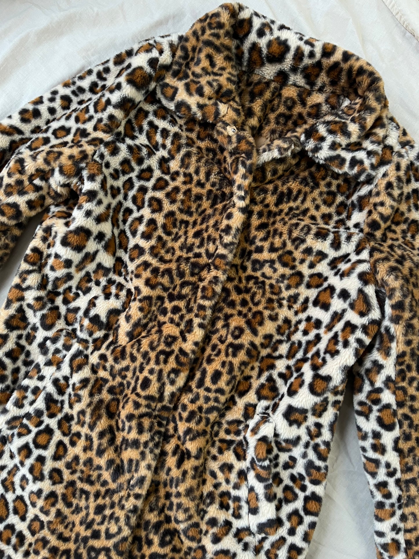 Leopard Print Coat M
