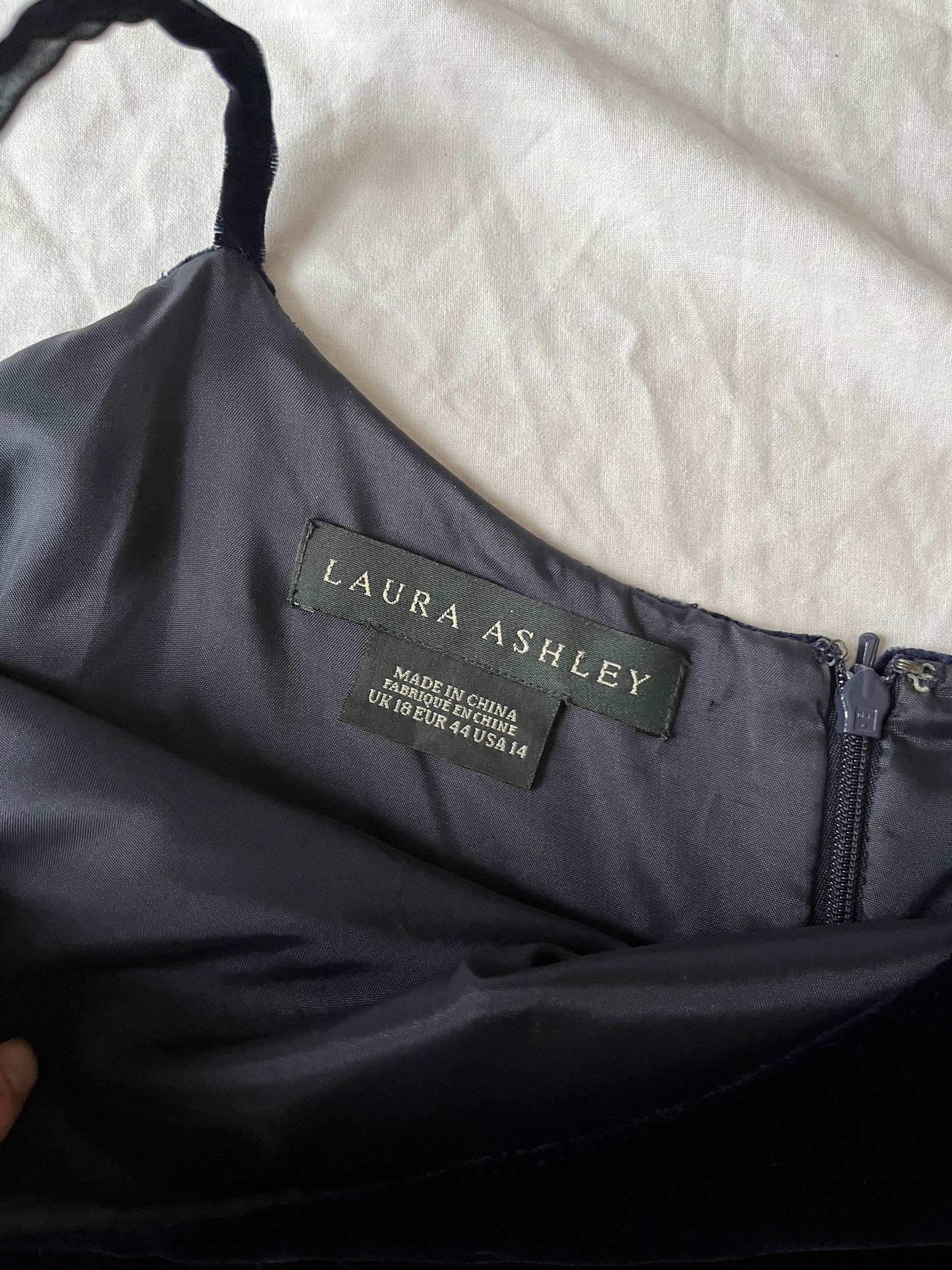 Laura Ashley Velvet Dress UK 16-18