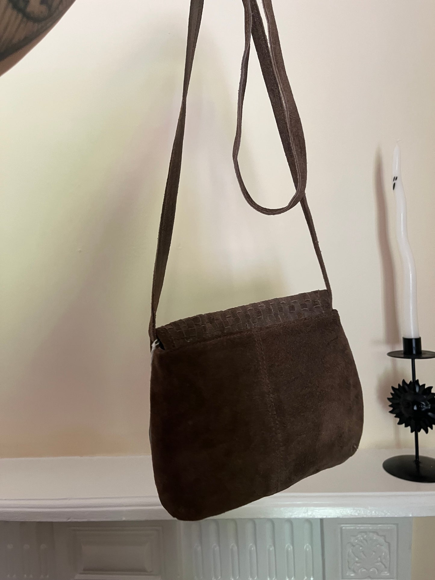 Brown Suede Bag
