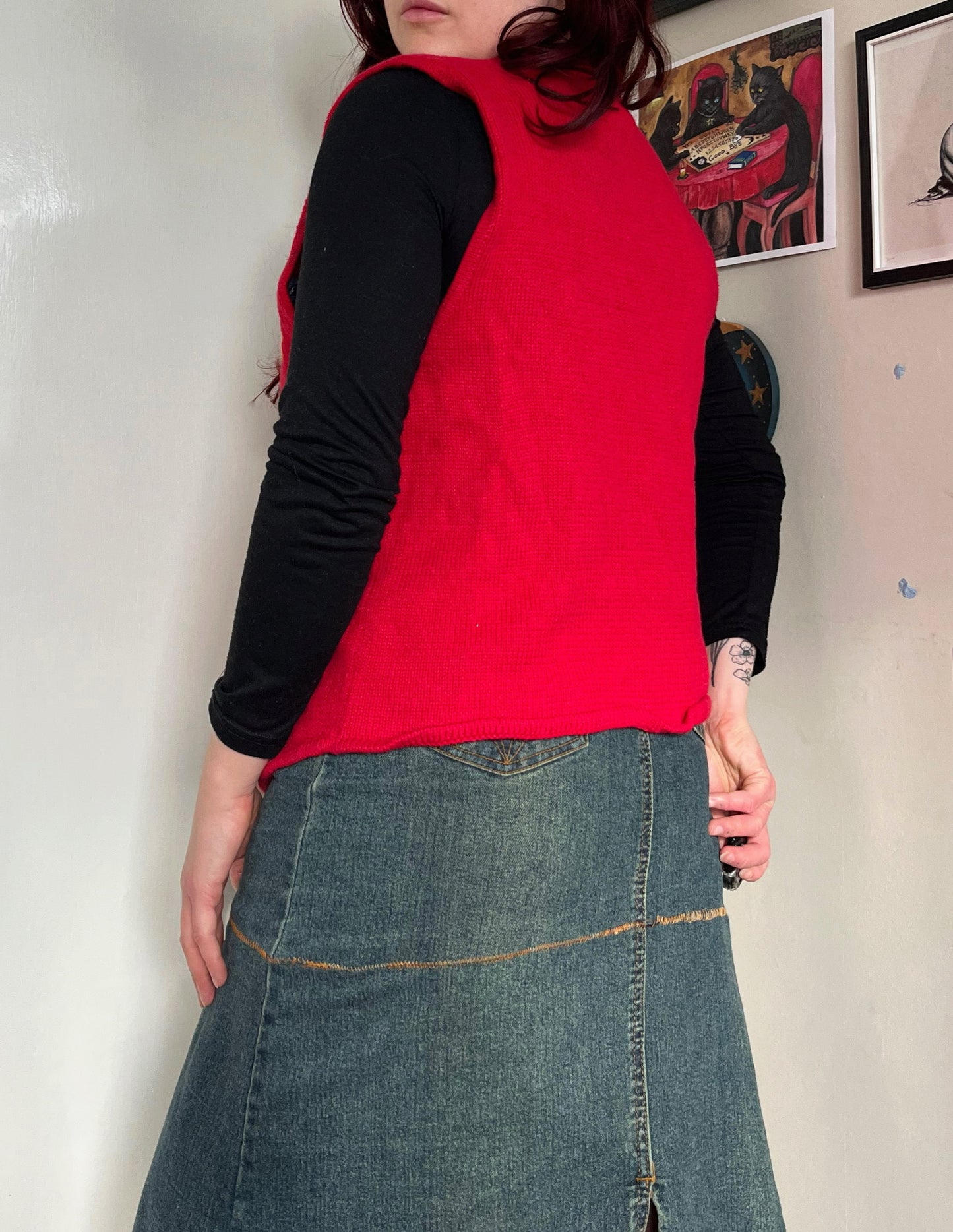 Holly 1990s Sweater Vest UK 4-12/M