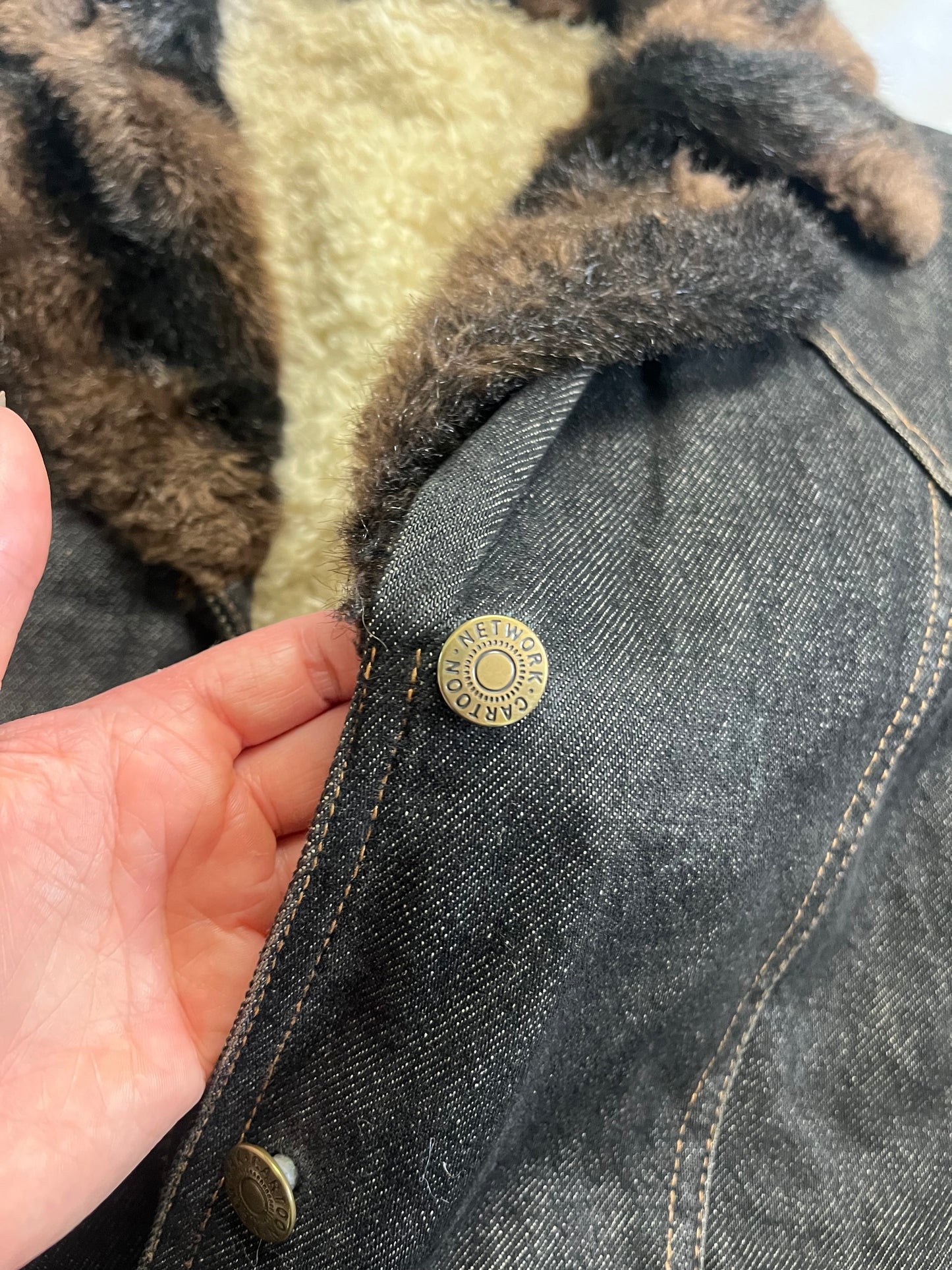 Cartoon Network Denim Afghan Coat UK 10/S