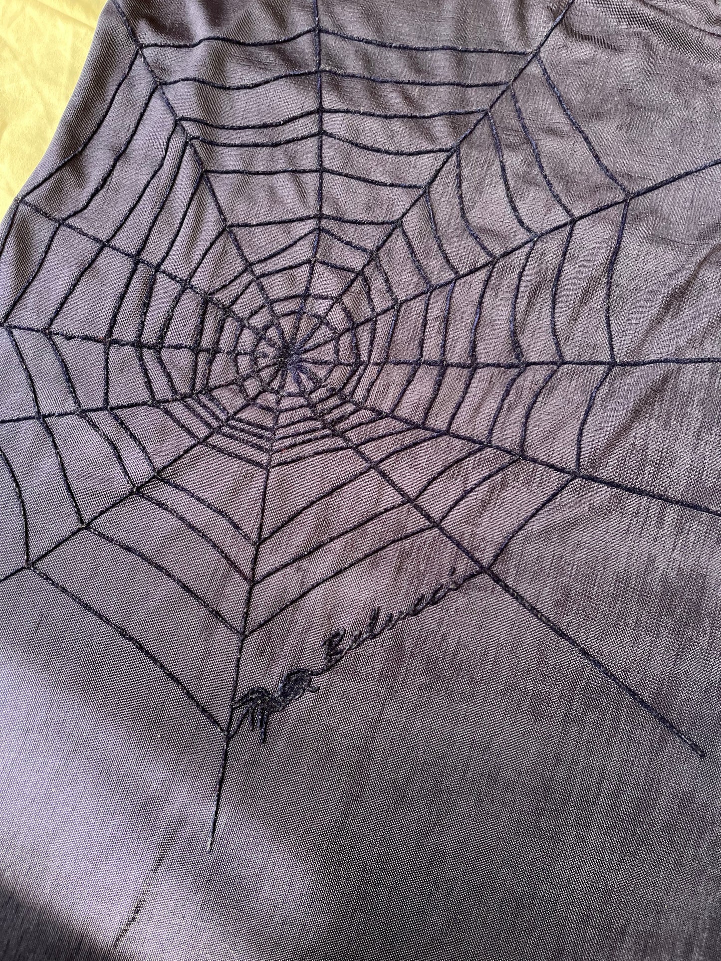 Purple Spiderweb Dress UK 10